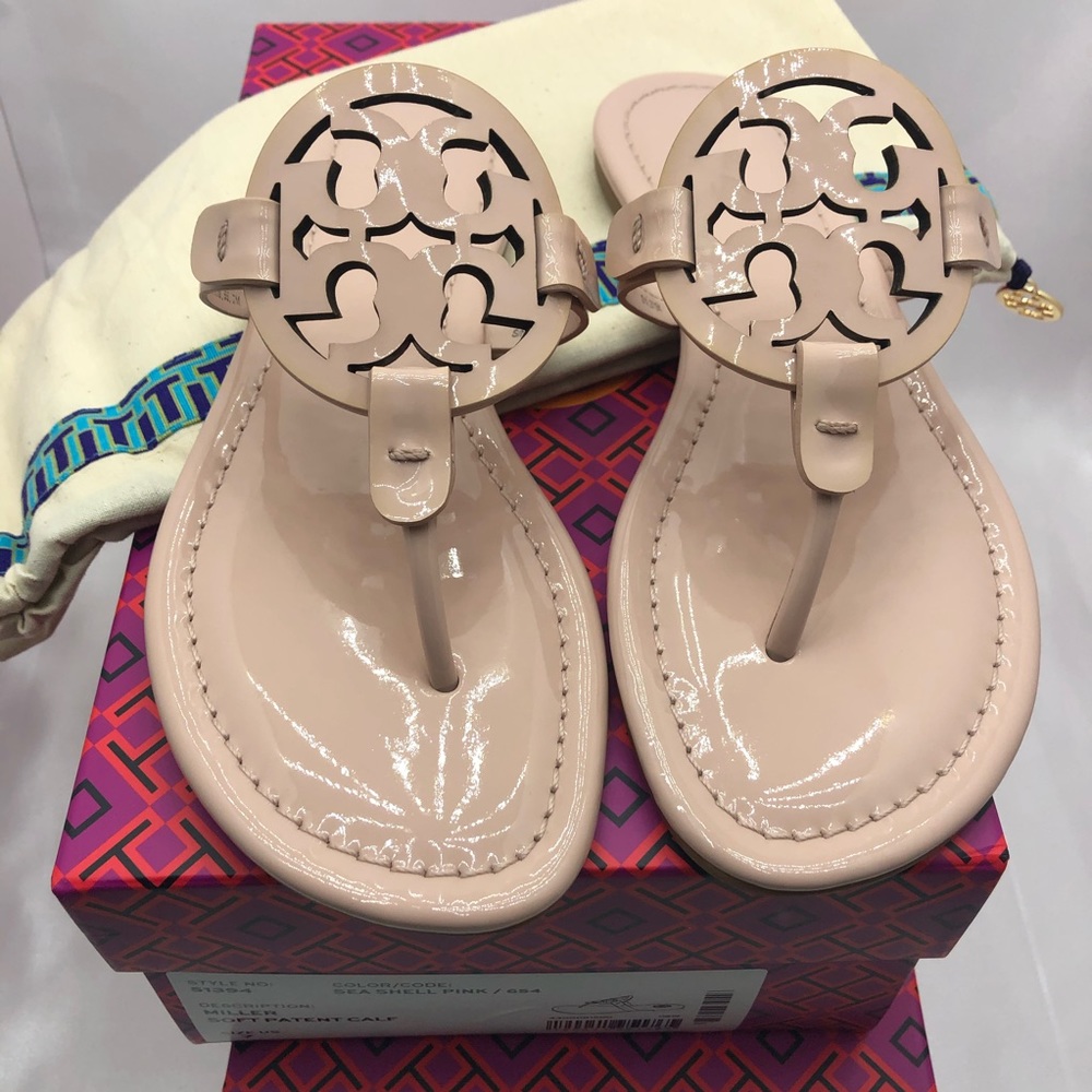 TORY BURCH Miller Sandal, PATENT LEATHER